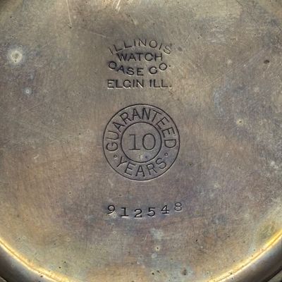 LOT 46: Elgin Illinois Watch Case Co Pocket Watch, Seth Thomas Pocket Watch & Watch Chain