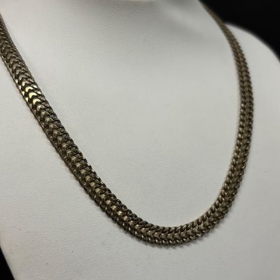 LOT 95: Vintage 925 Italy Sterling Silver Chain 23.7g
