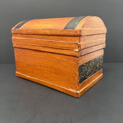 LOT 34: Collection of Vintage Political Pins with Wood Box