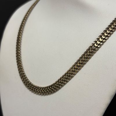 LOT 95: Vintage 925 Italy Sterling Silver Chain 23.7g