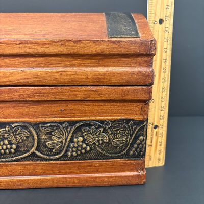LOT 34: Collection of Vintage Political Pins with Wood Box
