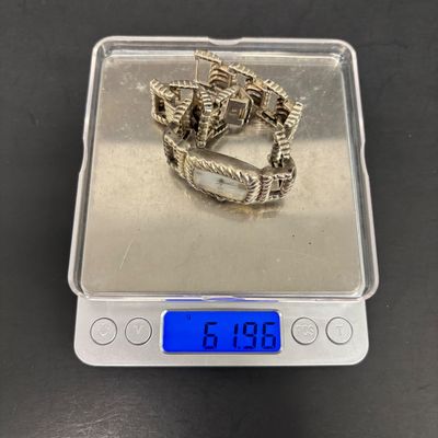 LOT 50: Judith Ripka Sterling 925 Watch 61.96gtw