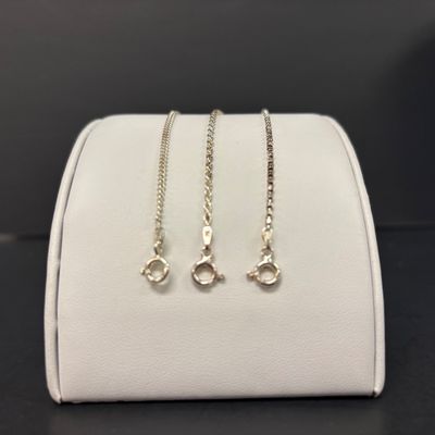 LOT 85: Sterling 925 Jewelry Collection - (3) Anklets 7.6g, Pendant Necklace 3.0gtw & Filigree Ring 3.0gtw Sz 9