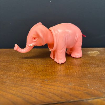 LOT 42: Vintage Quick Saver Books of Green Stamps, Photomatic Photo Booth Photos, Small Pink Plastic Bobble Head Elephant & More
