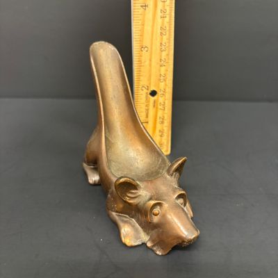 LOT 33: Wally Frank LTD Carved Wood Horse Head Pipe with Scottish Terrier Metal Pipe Holder & Silent Butler