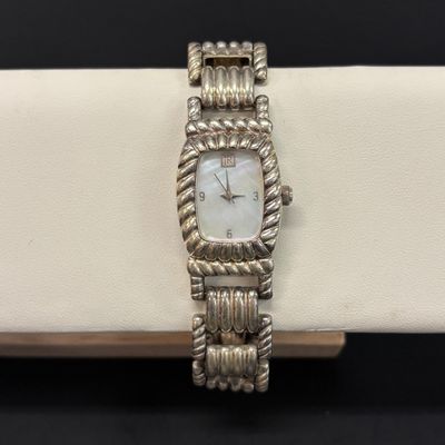 LOT 50: Judith Ripka Sterling 925 Watch 61.96gtw
