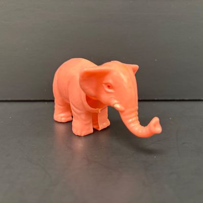 LOT 42: Vintage Quick Saver Books of Green Stamps, Photomatic Photo Booth Photos, Small Pink Plastic Bobble Head Elephant & More