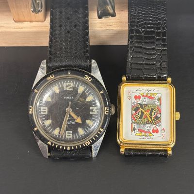 LOT 104: Collection of (9) Watches - Timex, Foxy, Avenue & More