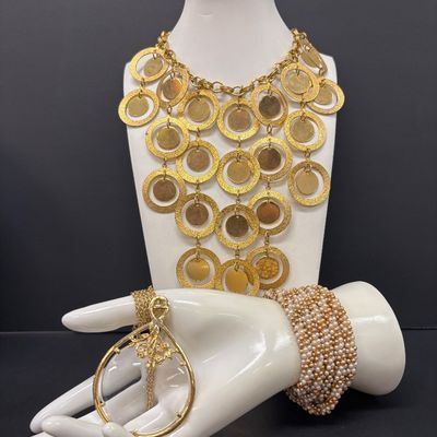 LOT 80: Gold-Tone Fashion Jewelry Collection