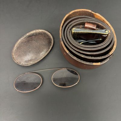 LOT 37: Tony Laina Leather Belt Buckle, USA-Themed Pins, US Mint Independence Hall Coins & More