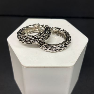 LOT 71: Silver-Tone Porcupine Quill Artisan Necklace with Costume Earrings