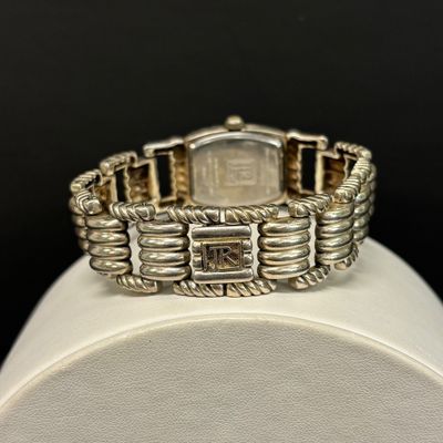 LOT 50: Judith Ripka Sterling 925 Watch 61.96gtw