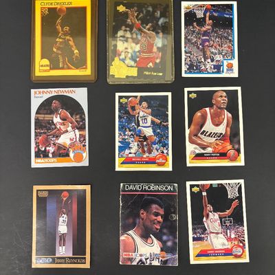 LOT 39: NIS Babe Ruth Stamp Cards, Post 1991 Baseball Cards, Skybox Basketball Cards & More