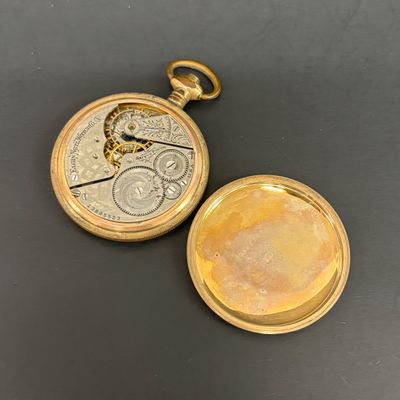 LOT 46: Elgin Illinois Watch Case Co Pocket Watch, Seth Thomas Pocket Watch & Watch Chain