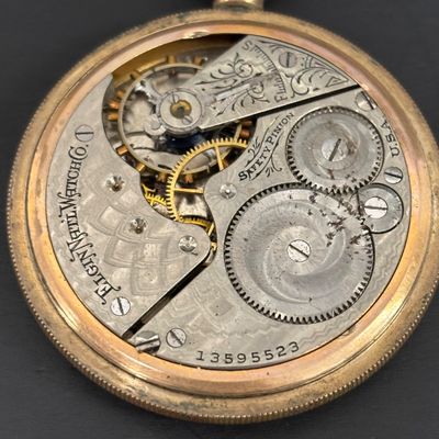 LOT 46: Elgin Illinois Watch Case Co Pocket Watch, Seth Thomas Pocket Watch & Watch Chain