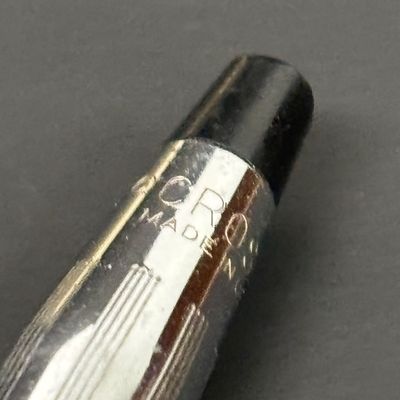 LOT 30: Vintage Cross 1/20 10Kt GF Pen with Gold-Tone Quill, Silver-Tone Cross & More