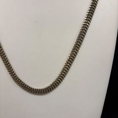 LOT 95: Vintage 925 Italy Sterling Silver Chain 23.7g