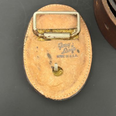 LOT 37: Tony Laina Leather Belt Buckle, USA-Themed Pins, US Mint Independence Hall Coins & More