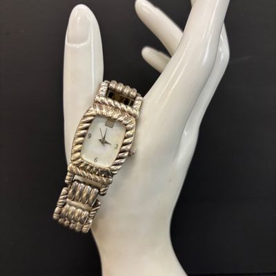 LOT 50: Judith Ripka Sterling 925 Watch 61.96gtw
