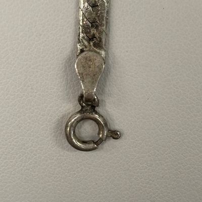 LOT 94: Vintage Art Deco-Style 925 Sterling Earrings 5.1g with 925 Sterling Bracelet 5.0g