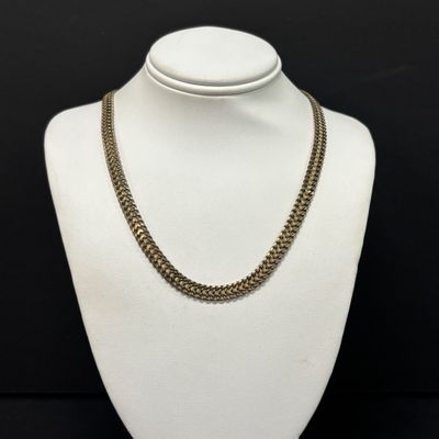 LOT 95: Vintage 925 Italy Sterling Silver Chain 23.7g