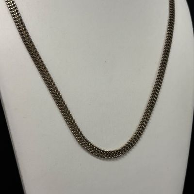 LOT 95: Vintage 925 Italy Sterling Silver Chain 23.7g