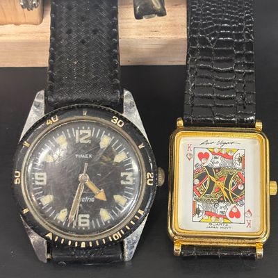 LOT 104: Collection of (9) Watches - Timex, Foxy, Avenue & More