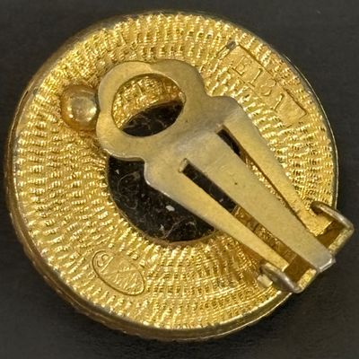 LOT 70: Gold Vermeil 925 Layered Filigree Flower Brooch 7.75gtw with a Vintage Czechoslovakian Filigree Belt Buckle & More