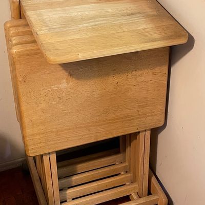 Tv trays with holder