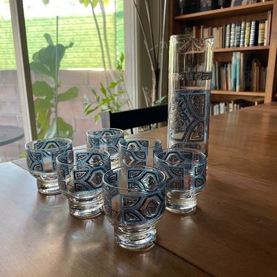1970 s tumbler and glasses