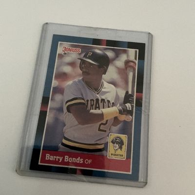Vintage 1988 Barry Bonds Baseball Cards