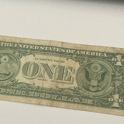 Vintage Keith Haring Signed Autograph Dollar
