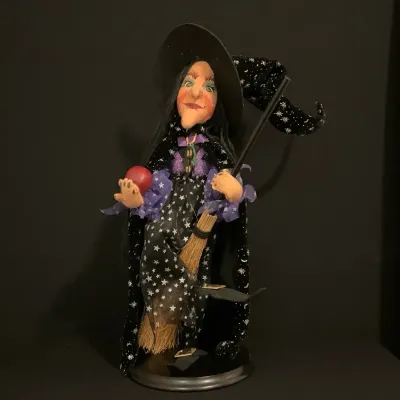 Vintage Annalee Halloween Witch Doll - 24 Inches
