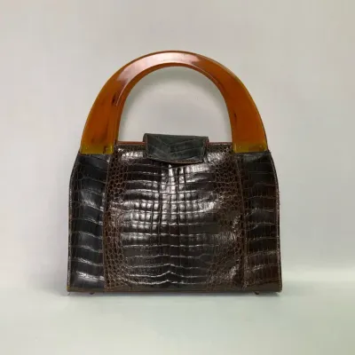 Vintage Alligator Purse By Vassal