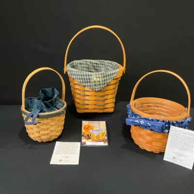Longaberger Round Baskets