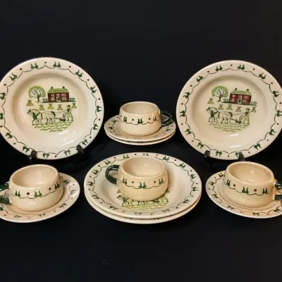 Vintage Metlox Poppytrail Homestead Provincial Dishes