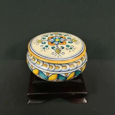 Italian Ceramic Trinket Box