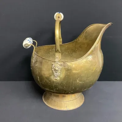 Brass Scuttle Bucket