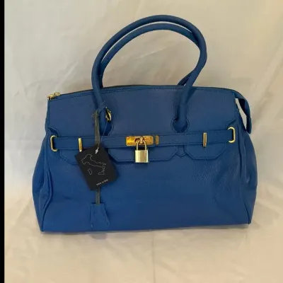 Genuine Italian Blue Purse