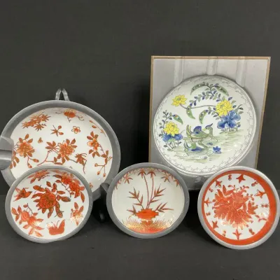 Japanese Porcelain Ashtrays 