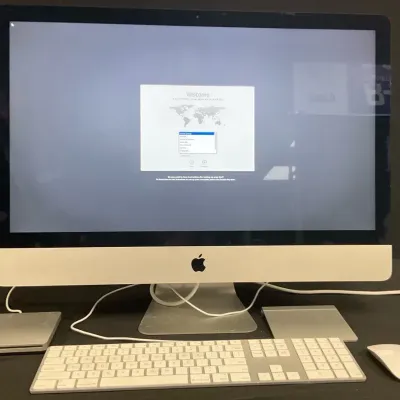 Apple iMac All-In-One Desktop Computer Bundle - Silver