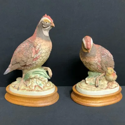Andrea By Sadek Pair of Quail