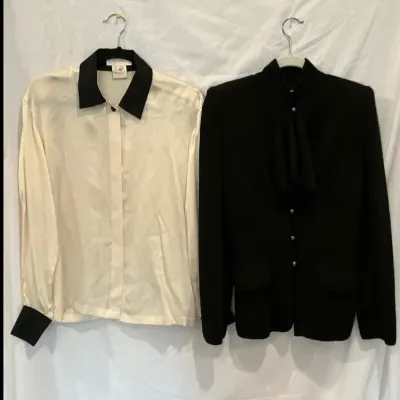 Giorgio Armani and Escada Monochromatic 