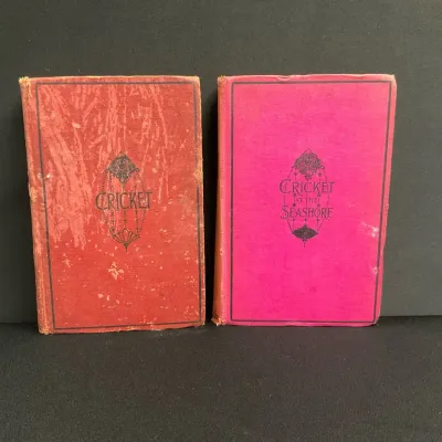 Antique Cricket Books 