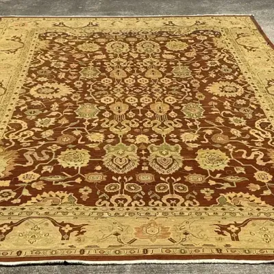 Large Carpet Floral Pattern Design 