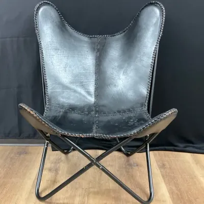 Leather Butterfly Chair 