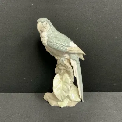 Vintage Porcelain Parrot