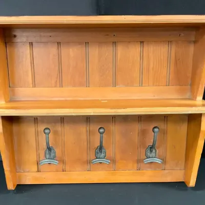 Rustic Wall-Mounted Shelf