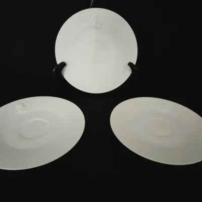 KPM Berlin Arkadia Saucers With Medallion