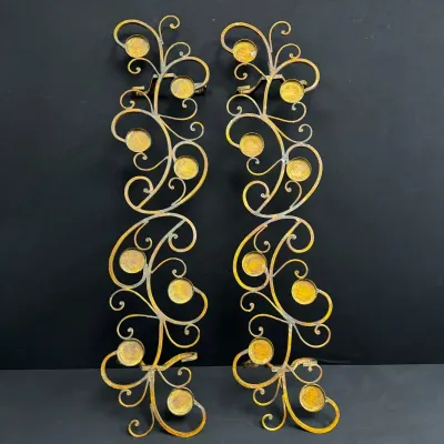 Gold Candle Sconces